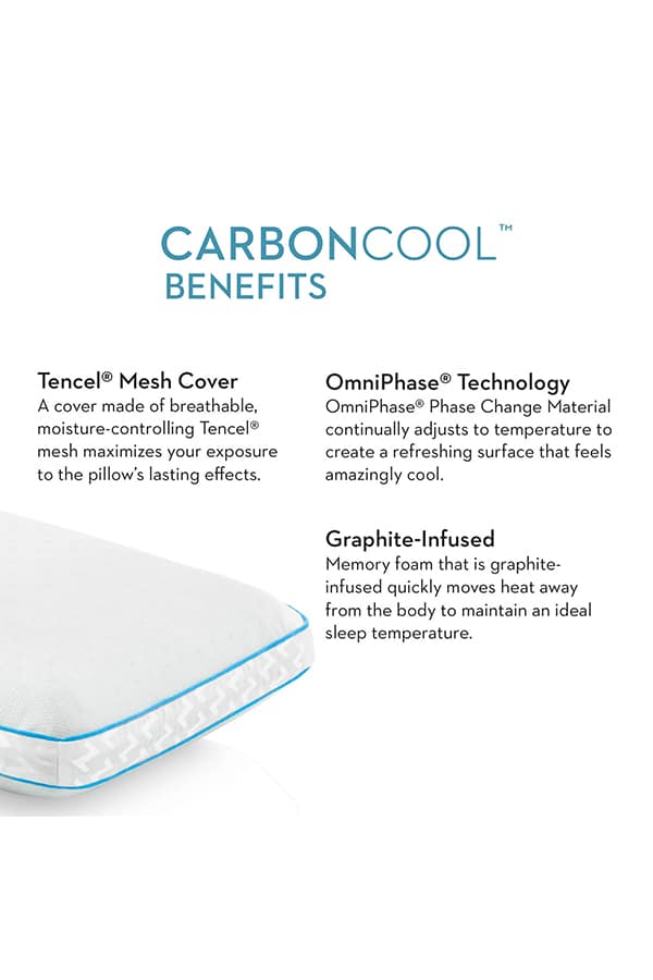 Carboncool Pillow Benefits Mattress Man Stores