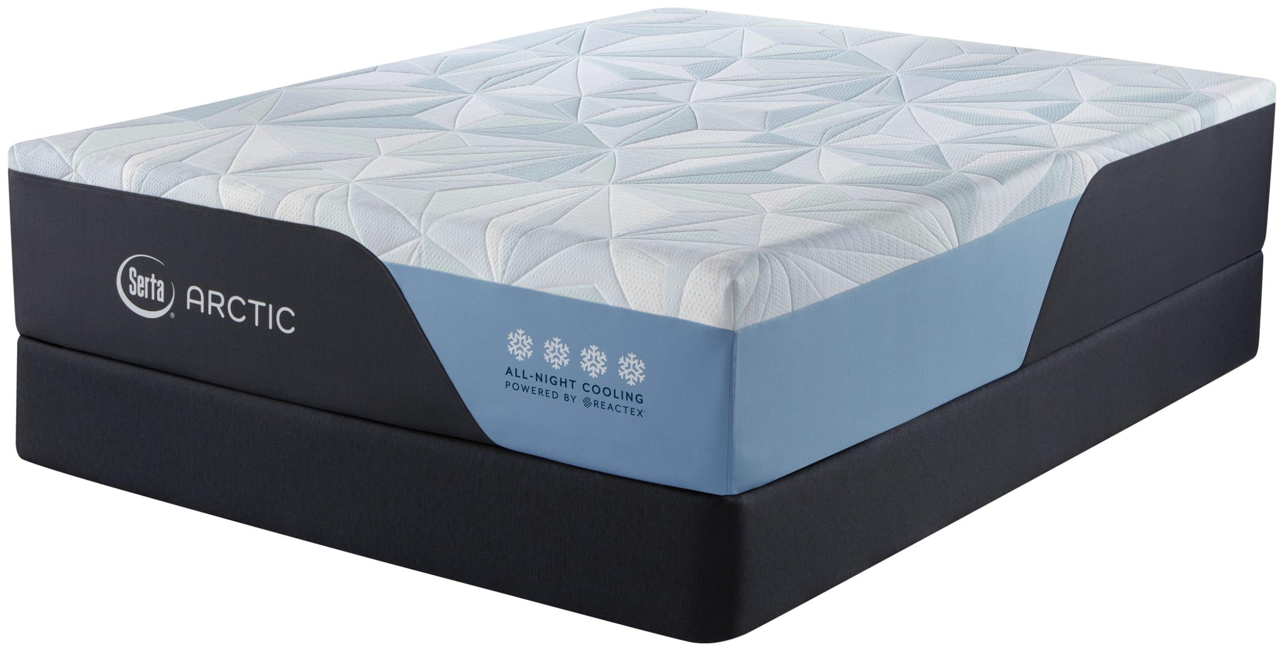 Serta arctic mattress photo with all night cooling powered by reactex