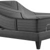 Photo of a black beautyrest adjustable bed