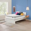Simmons Dreamwell mattress in blue room with rug